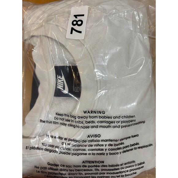 Nike Big Swoosh Colorblock Baggy Crewneck Sweatshirt Men's XXL Y2K Streetwear - Picture 7 of 7